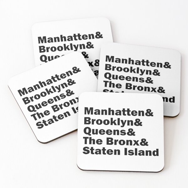Item preview, The Five Boroughs of New York City designed and sold by lotusland.