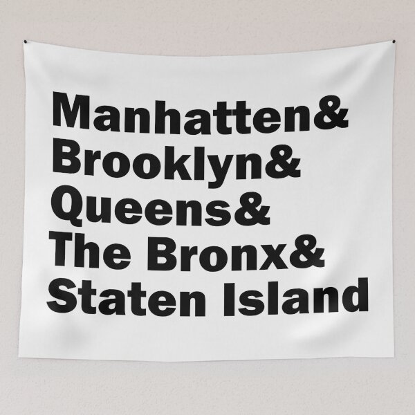 Item preview, The Five Boroughs of New York City designed and sold by lotusland.