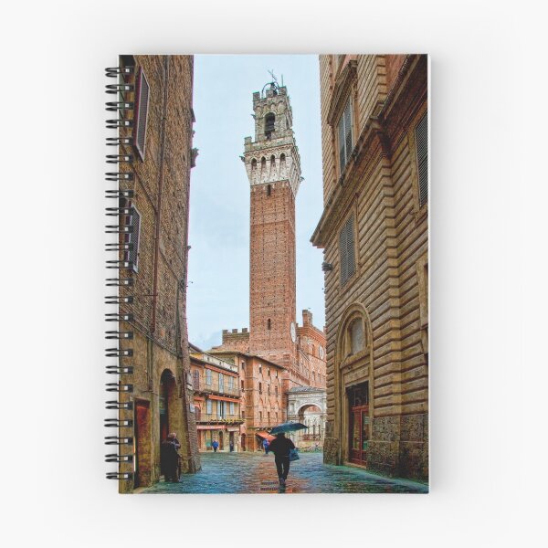 Item preview, Rainy Tuscan street in Siena designed and sold by InterfaceImages.
