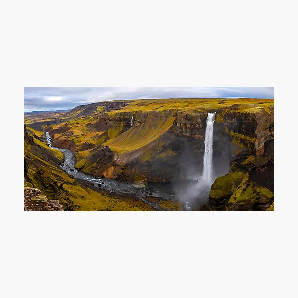 Item preview, Haifoss Waterfall Iceland designed and sold by Adrian Alford Photography.
