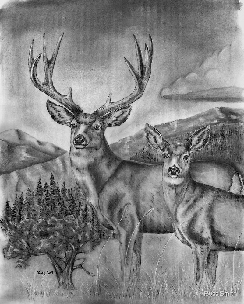 "Idaho's Mule Deer Heaven" by Russ Smith Redbubble