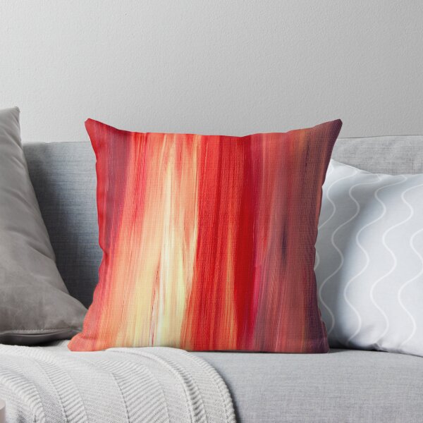Item preview, IRRADIATED RED Colorful Bold Fine Art Deep Cherry Rich Crimson Red Violet Modern Abstract Acrylic Painting designed and sold by EbiEmporium.