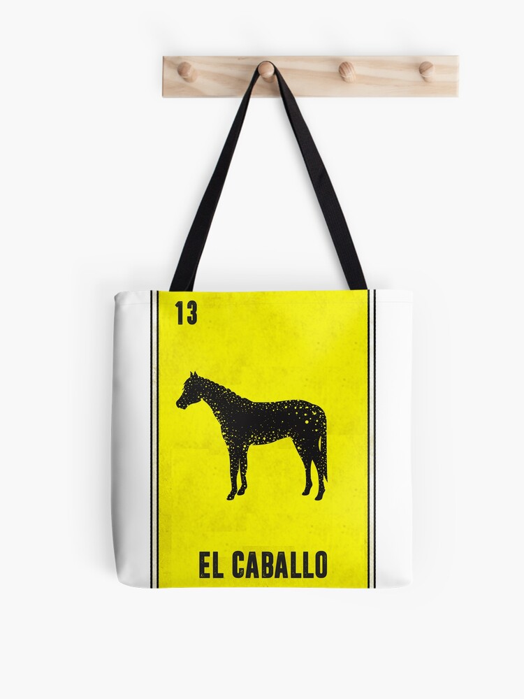 El Caballo Horse Equestrian Mexican Loteria Bingo Card Tarot Card