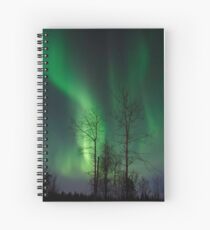 April 12th/11 Northern Light Show Spiral Notebook