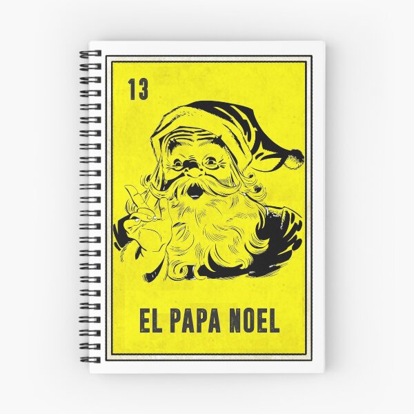 Item preview, Mexican Santa Clause El Papa Noel MExican Loteria Bingo Card Tarot Card designed and sold by casadeloteria.