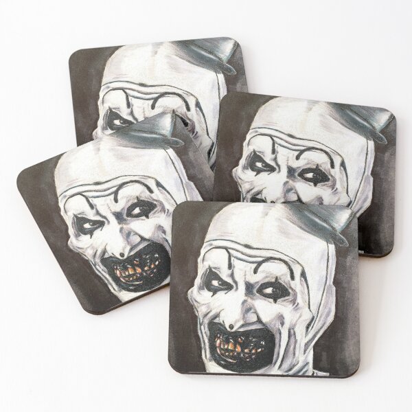 Art the clown of the terrifier Coasters (Set of 4)