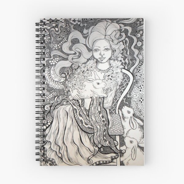 Item preview, Girl and Rabbits designed and sold by Deborah Conroy.