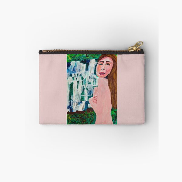 Item preview, Girl at Waterfall designed and sold by JDLPaintings.