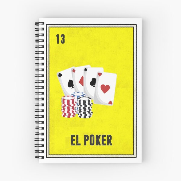 Item preview, El Poker Gambling Cards chips Mexican Loteria Bingo Card designed and sold by casadeloteria.