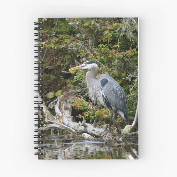 Item preview, Great Blue Heron on Log designed and sold by Randall Ingalls.