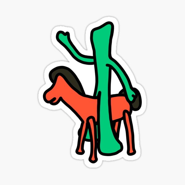 Item preview, Modern Gumby-inspired print designed and sold by Gaarlic.