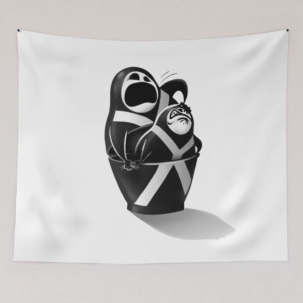 Item preview, Mr. Freeman matryoshka designed and sold by estademoda.