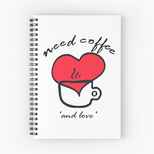Item preview, need coffee and love designed and sold by MendesMay.