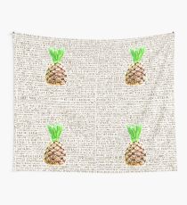 Tela decorativa Psych Burton Guster Apodos - Show de televisión Pineapple Room TV decorativa Pop Culture Humor Lime Neon Brown