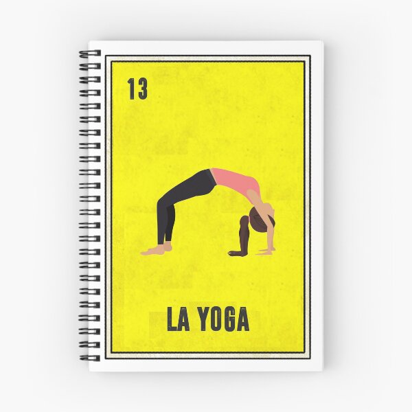 Item preview, La Yoga Mexican Loteria Bingo Card Namaste designed and sold by casadeloteria.