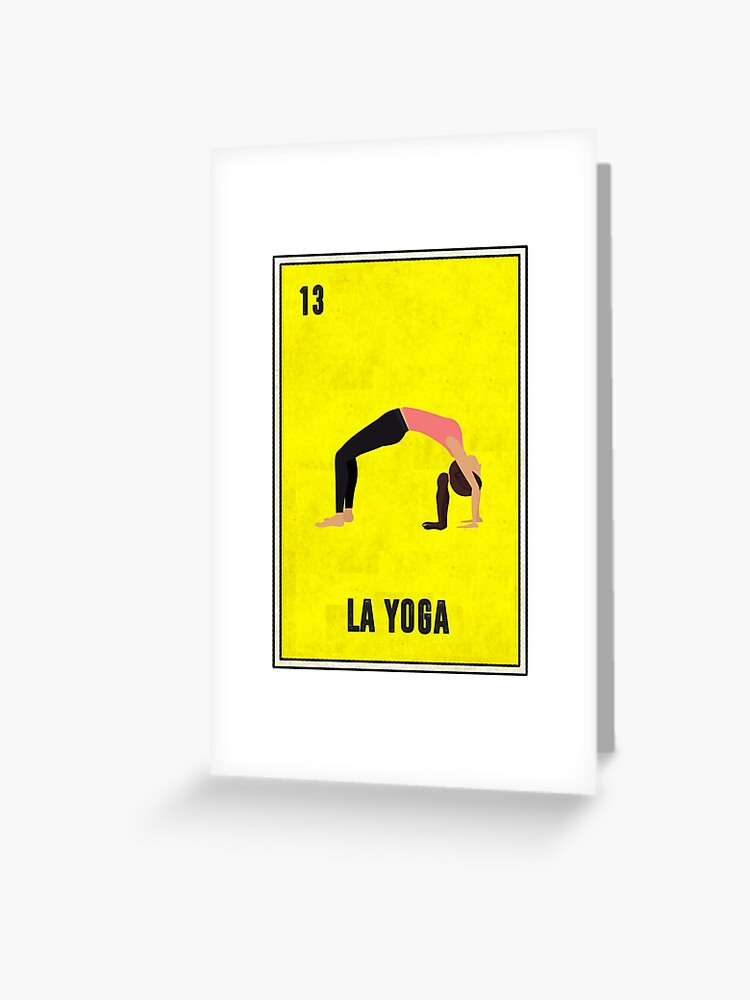 Loteria Mexicana - Mexican Spanish Yoga Mom Lottery Design