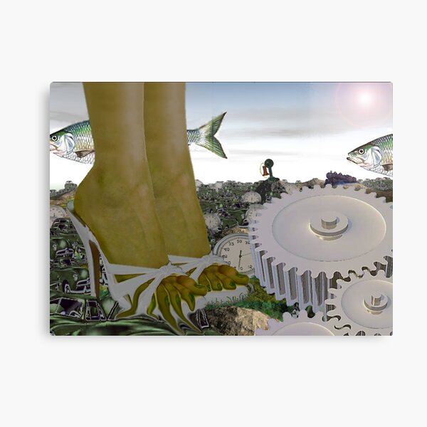 Aperçu de l'œuvre Technologies sprouting on toxic hillside  créée et vendue par Lawrence Alfred Powell.