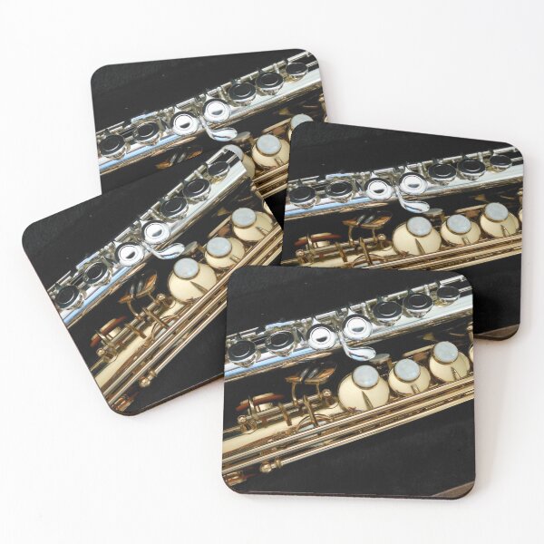 Item preview, Flute and Sax Keys - Close-up designed and sold by MidnightMelody.