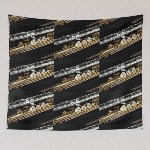 Item preview, Flute and Sax Keys - Close-up designed and sold by MidnightMelody.