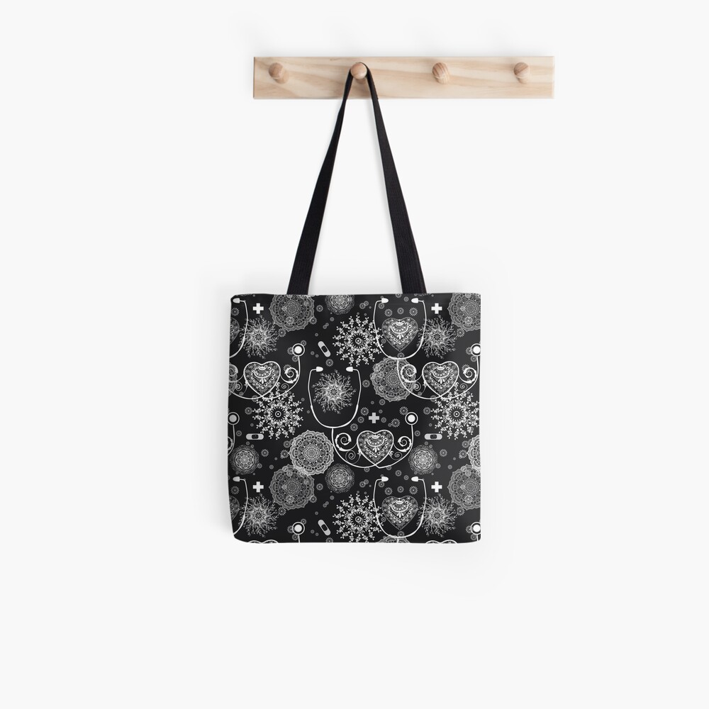 Calling Nurse Doodle Tote Bag