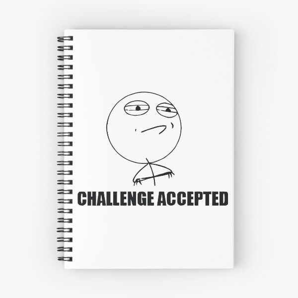 Item preview, Challenge Accepted designed and sold by Meme Economy.