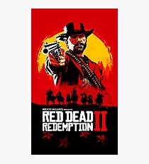 Red Dead Redemption II Cover Poster Photographic Print