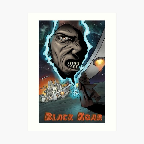 Black Koar Art Print