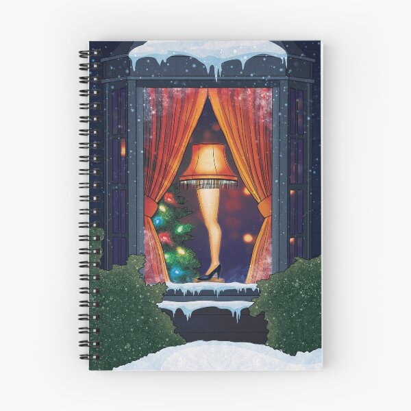 Artikelvorschau, Eine Weihnachtsgeschichte Beinlampe Winterszene entworfen und verkauft von Misery Loves Company.