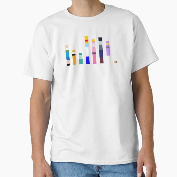 Vista previa del artículo con la obra «Personajes de Adventure Time Barcode», diseñado y vendido por gkillerb.