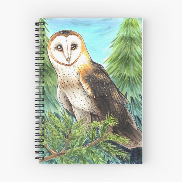 Item preview, Barn Owl in the Woods designed and sold by Ashley Siehler.
