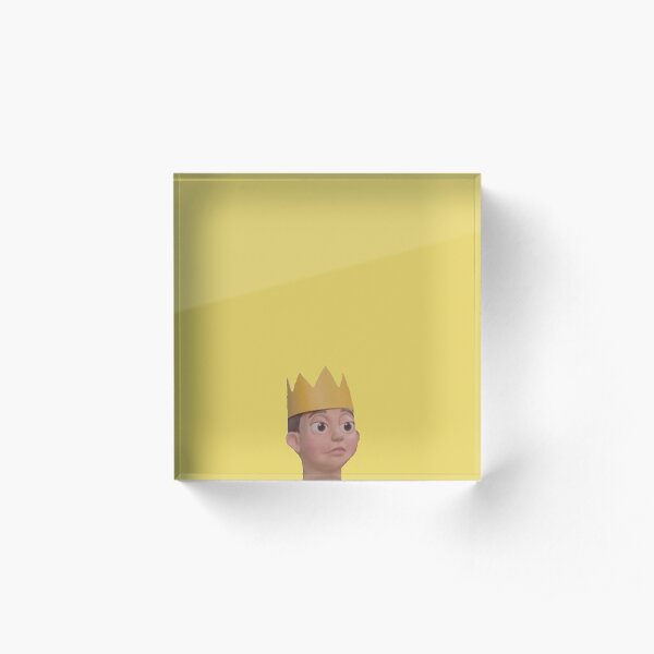 King. Acrylic Block