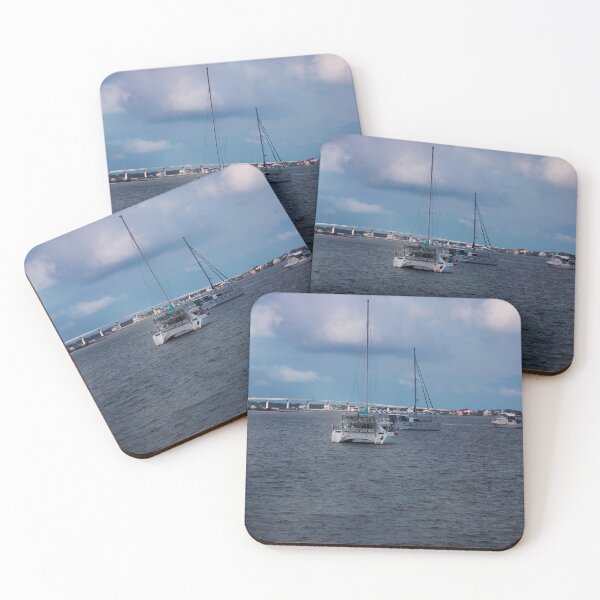 Item preview, Boats by Vilano Bridge designed and sold by KbytesOfJax Outdoor and Nature.
