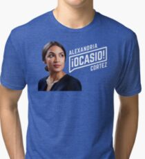 Alexandria Ocasio-Cortez Tri-blend T-Shirt