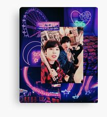 Lienzo BTS - JIKOOK PURPLE ESTÉTICO