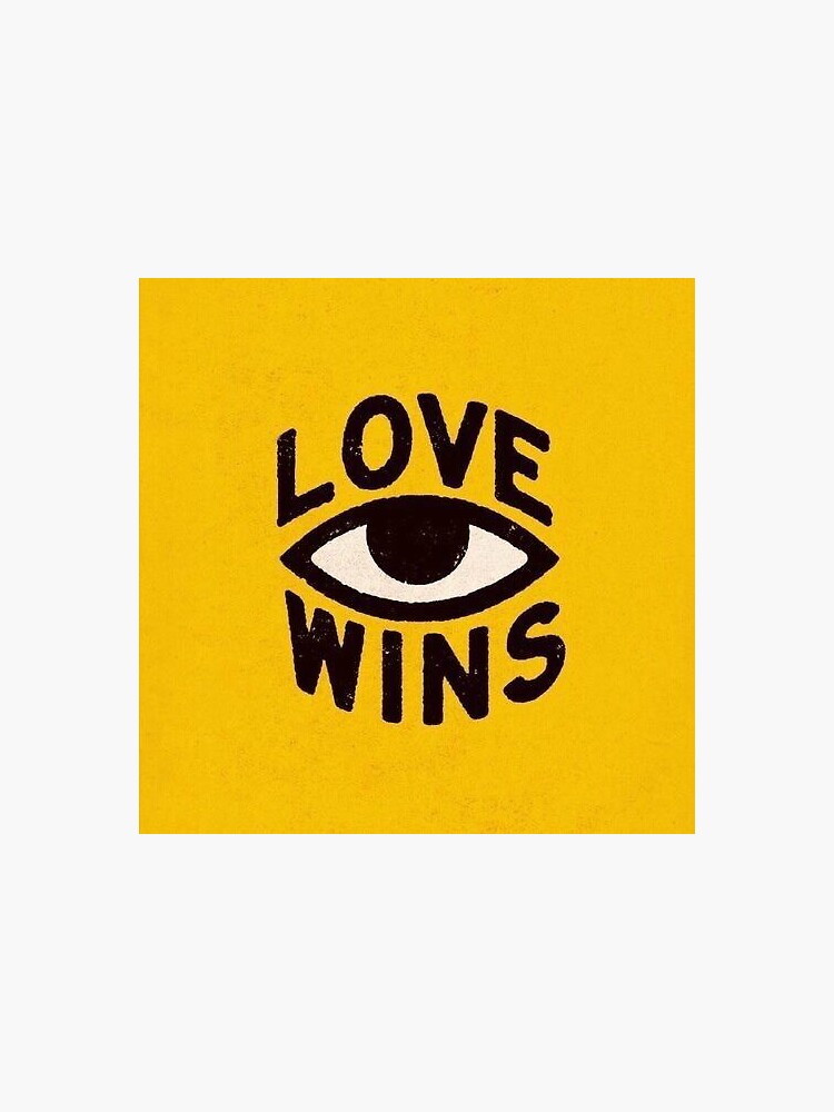 “Love Wins” Sticker by MolinaTatyanna | Redbubble