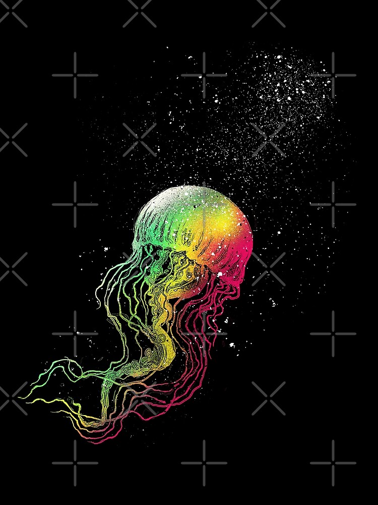 Rainbow jellyfish by barmalisiRTB
