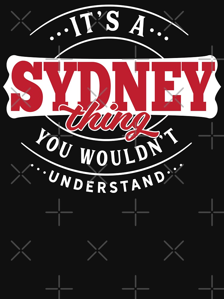 Thumbnail 3 of 3, Fitted T-Shirt, Sydney Name T-shirt Sydney Thing Sydney designed and sold by wantneedlove.