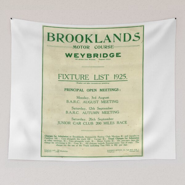 Item preview, Brooklands Raceway 1925 Danger!  designed and sold by taspaul.