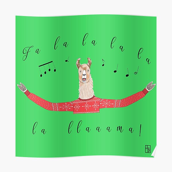 Fa la la llama! Poster