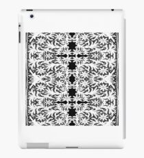 #Motif, #Visual, #arts, #Crochet #Antique #vintage #weaving #lace #patterns #pattern #decoration #ornate #abstract #art #textile #flower #repetition #design #gray #blackandwhite #monochrome iPad Case/Skin