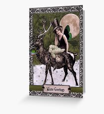 Winter Greetings Greeting Card