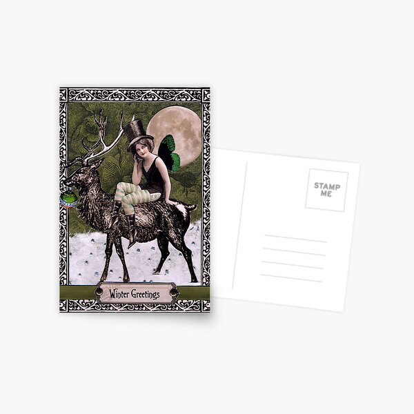 Winter Greetings Postcard