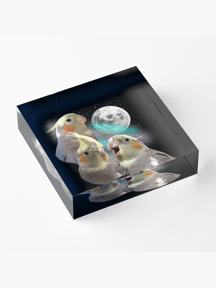 Thumbnail 3 of 5, Acrylic Block, Three Tiel Moon designed and sold by coodew.
