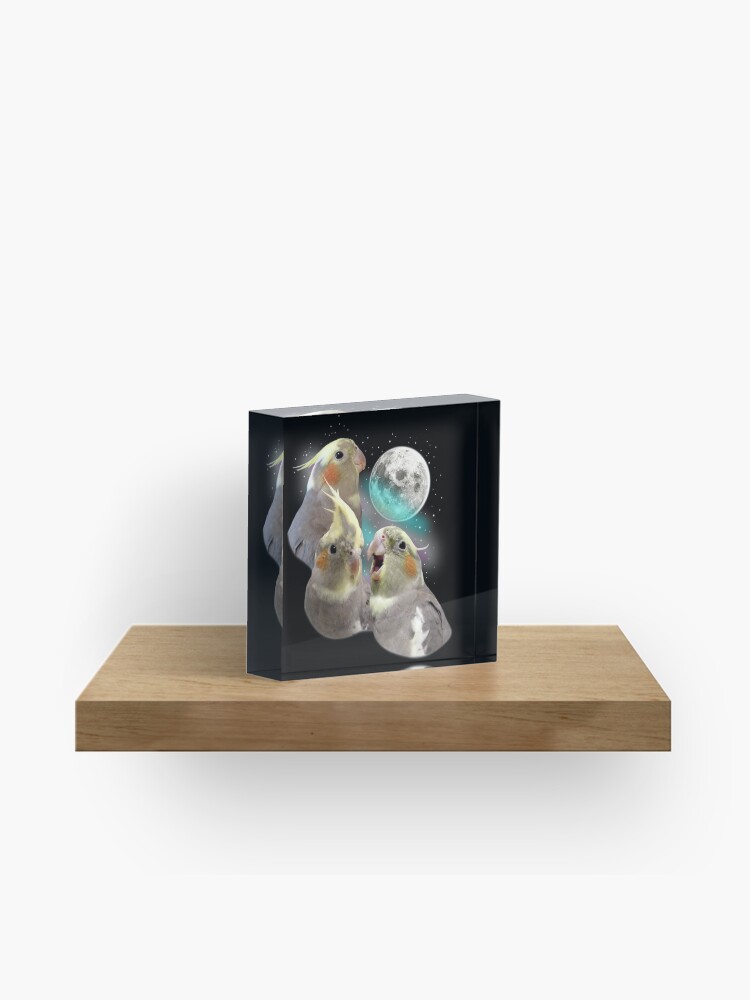 Thumbnail 1 of 5, Acrylic Block, Three Tiel Moon designed and sold by coodew.