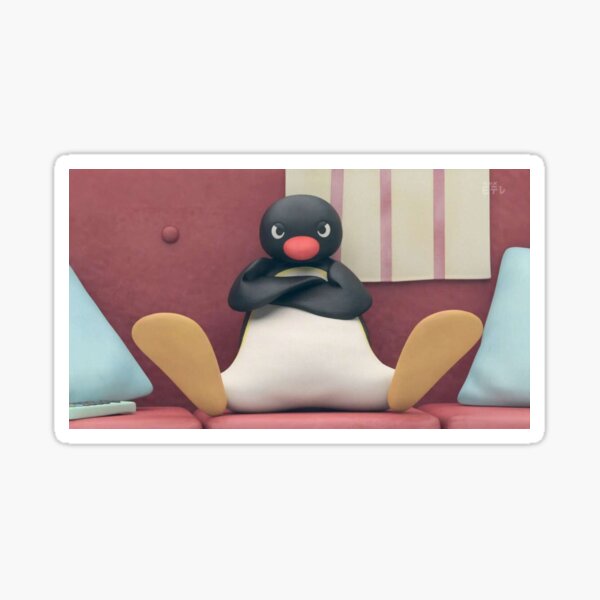 Vista previa del artículo con la obra «Pingu no es feliz», diseñado y vendido por cz1210.