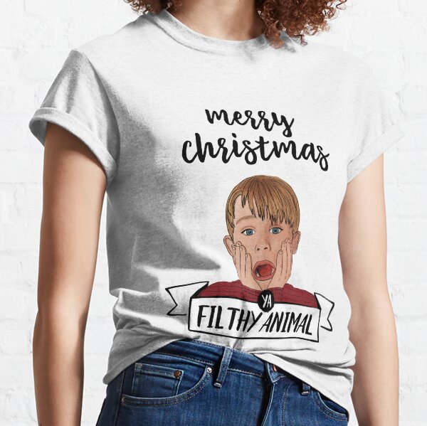 Merry Christmas Ya Filthy Animal T-Shirts for Sale | Redbubble Merry Christmas Ya Filthy Animal T-Shirts for Sale | Redbubble