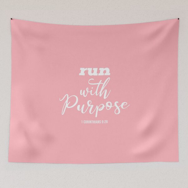 Item preview, Run with purpose 1 Cor 9:26 designed and sold by corbrand.
