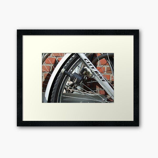 City bike Framed Art Print