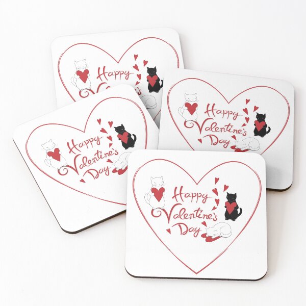 Item preview, Happy Valentine's Cats designed and sold by runcatrun.