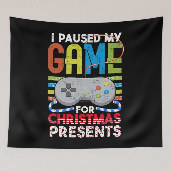 Item preview, I Paused My Game For Christmas Presents | Christmas Gamer Gifts designed and sold by donpakito.